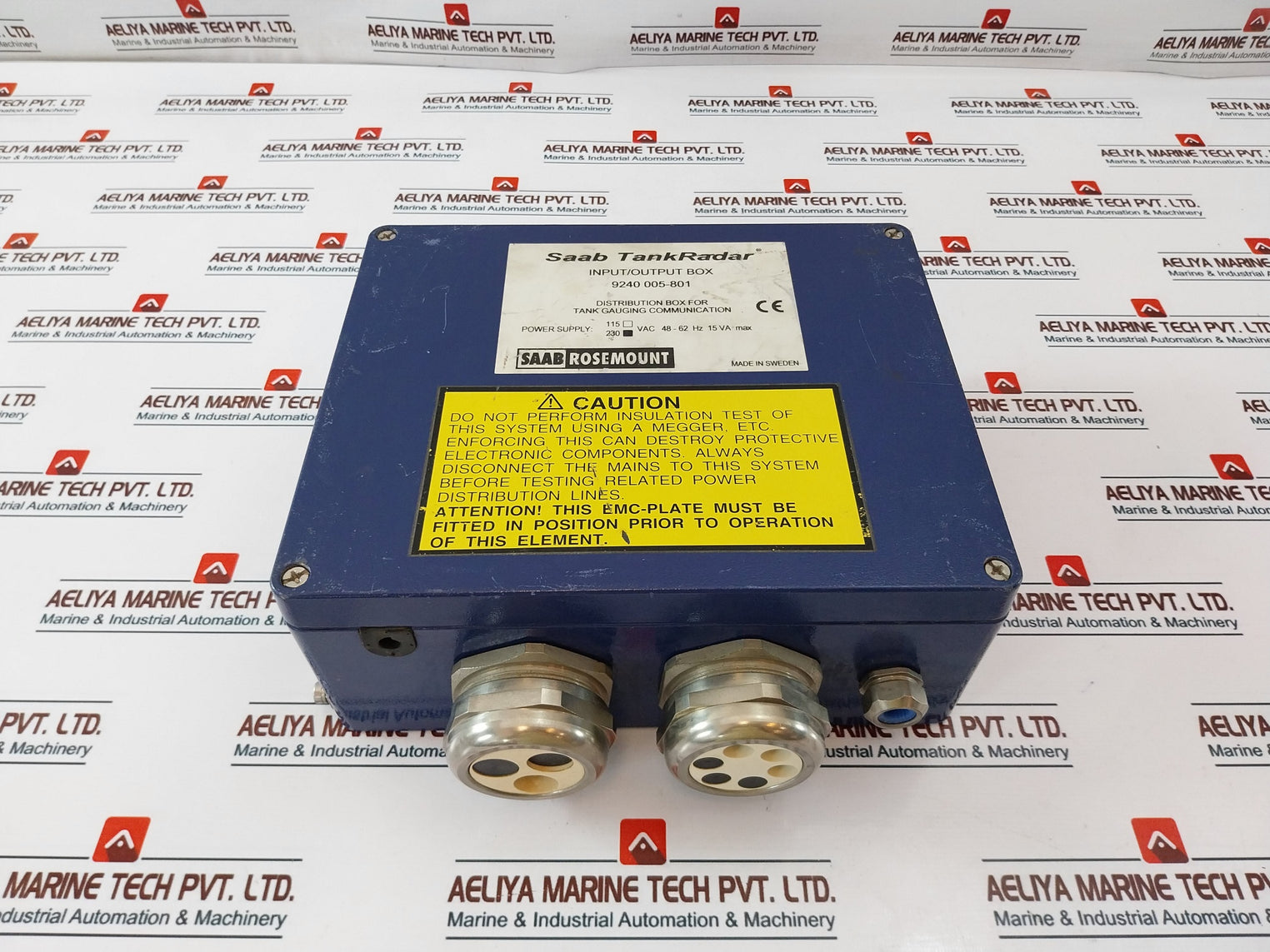 Saab Tankradar 9240 005-801 Input/Output Box 115-230Vac