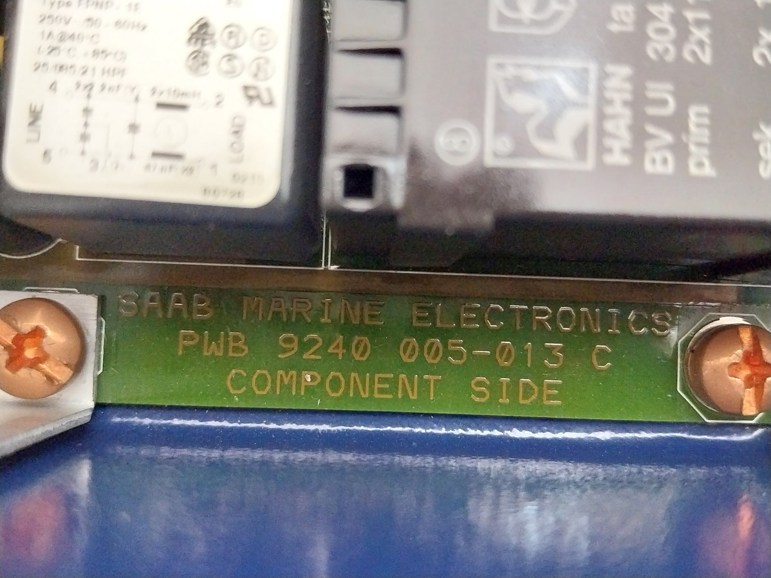 Saab Tankradar 9240 005-801 Input/Output Box 115-230Vac