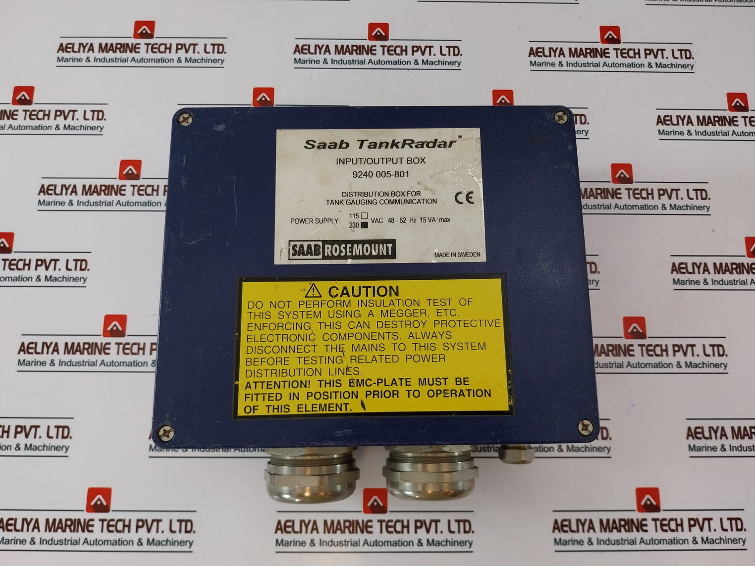 Saab Tankradar 9240 005-801 Input/Output Box 115-230Vac