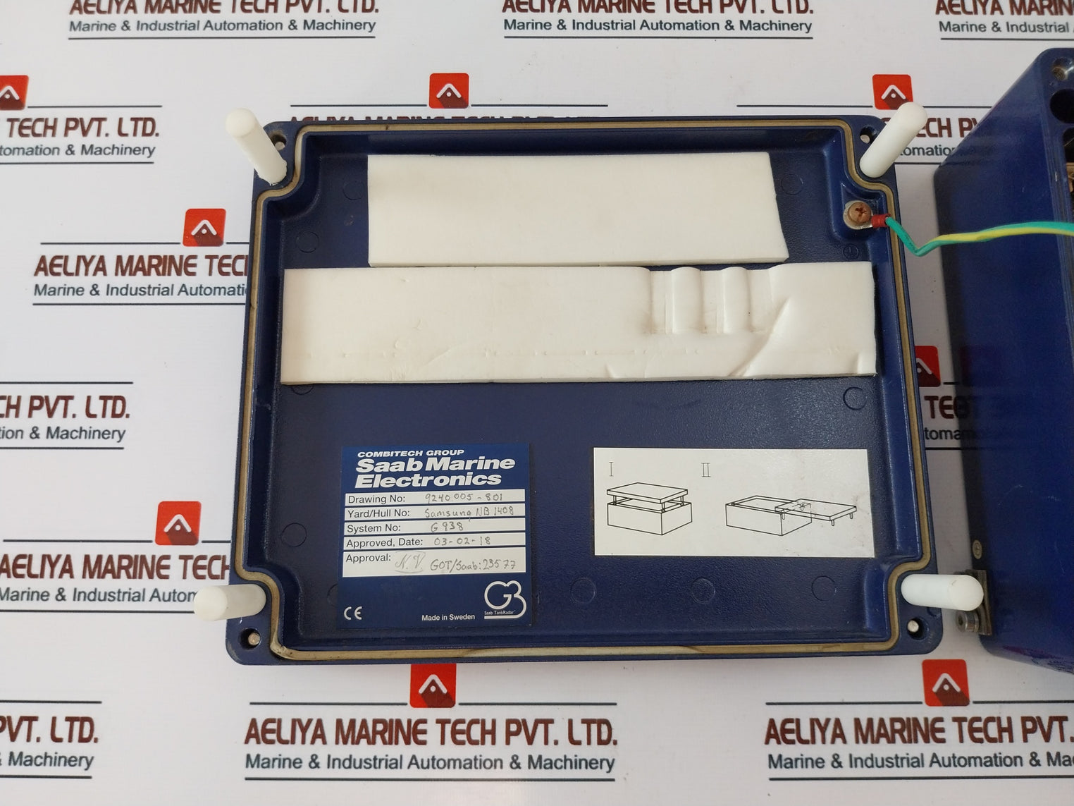 Saab Tankradar 9240 005-801 Input/Output Box 115-230Vac
