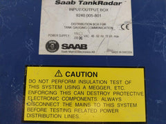 Saab Tankradar 9240 005-801 Input/Output Box 230Vac 48-62Hz 15Va Max