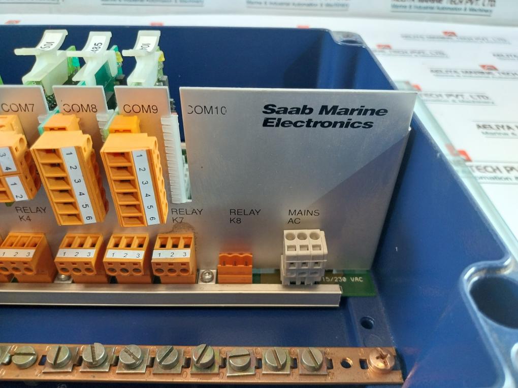 Saab Tankradar 9240 005-801 Input/Output Box 230Vac 48-62Hz 15Va Max