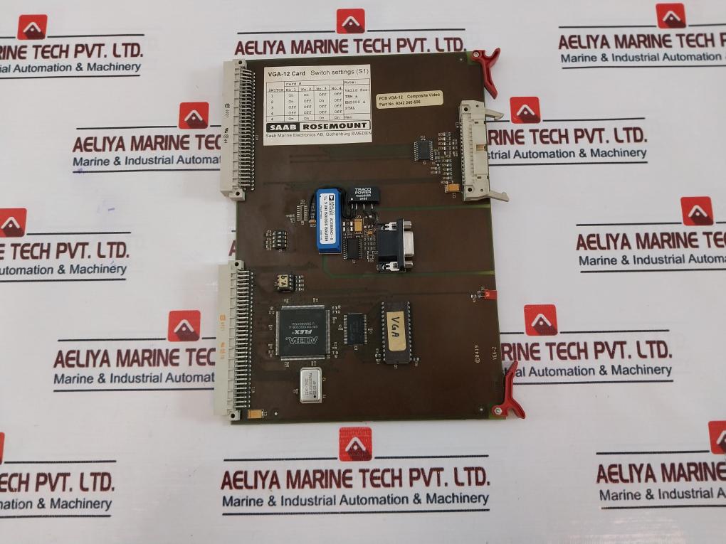 Saab Vga-12 Card Circuit Board
