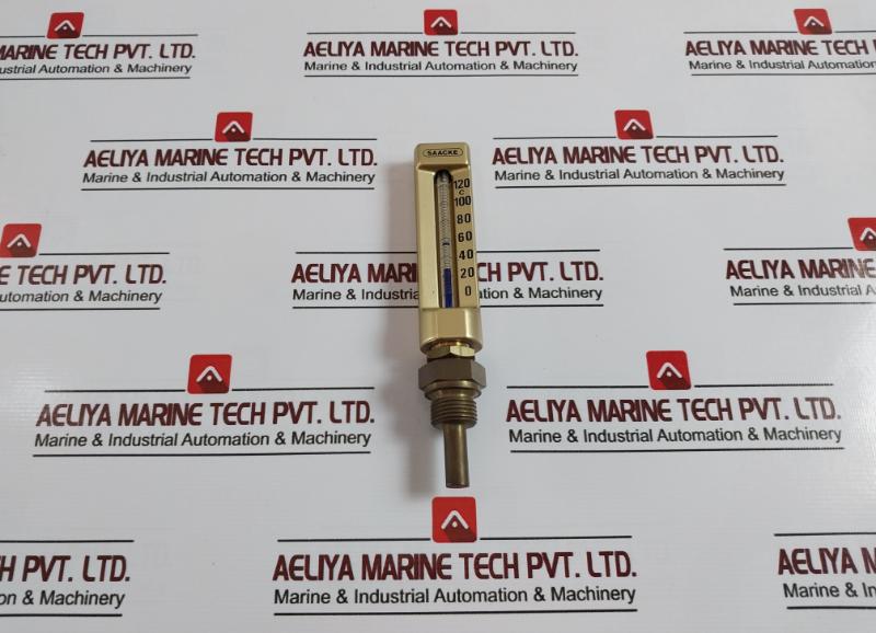 Saacke 0-120°C Thermometer R1/2” W/Well