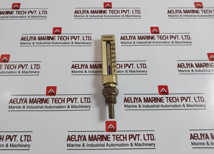 Saacke 0-120°C Thermometer R1/2” W/Well