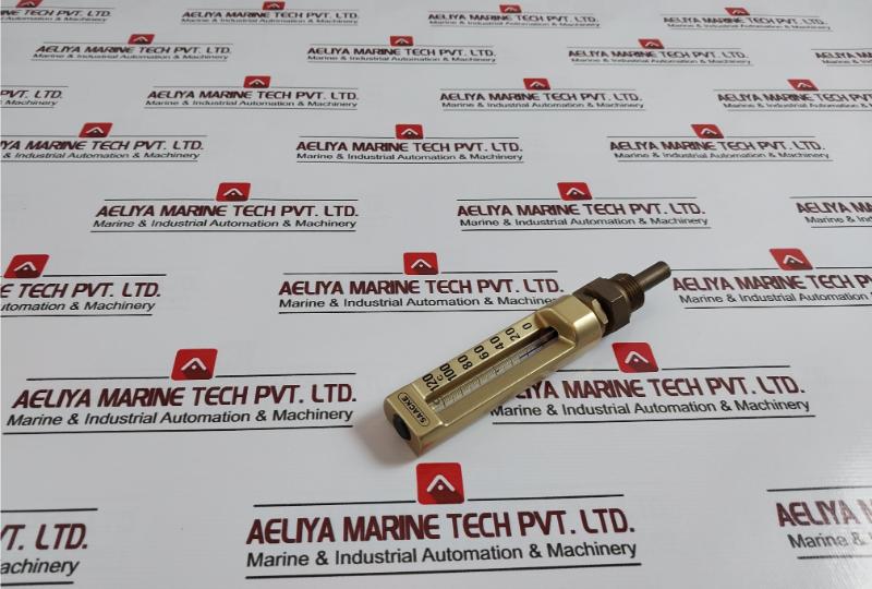 Saacke 0-120°C Thermometer R1/2” W/Well