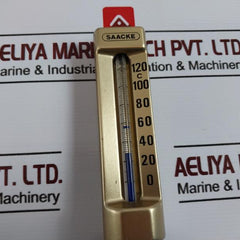 Saacke 0-120°C Thermometer R1/2” W/Well
