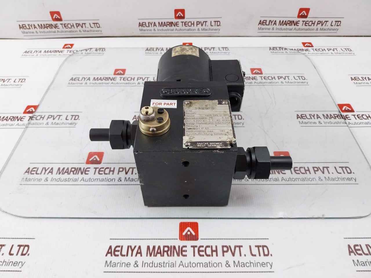 Saacke 1-3638-203774 Electro Megnetic Valve 220V 40-60Hz (Not Working)