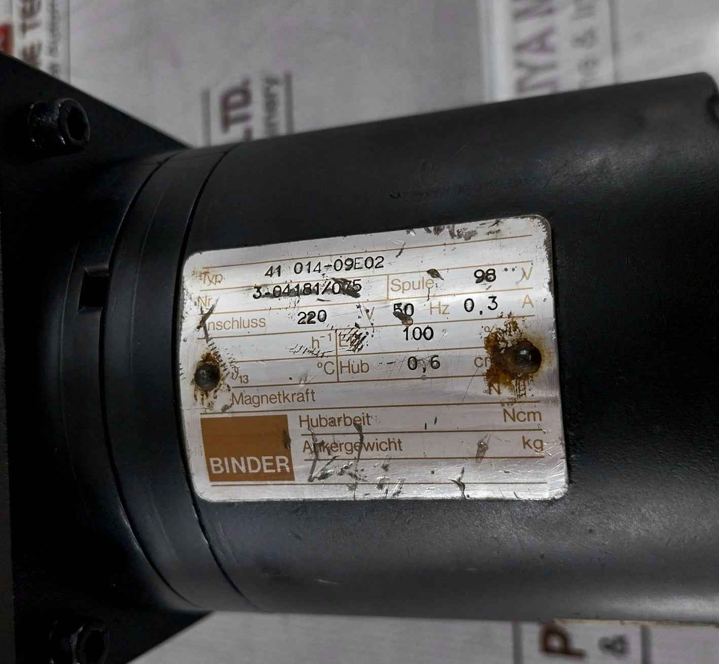 Saacke 1-3638-203774 Electro Megnetic Valve 220V 40-60Hz (Not Working)