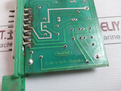 Saacke 5-9975-068181/4 Printed Circuit Board 110 Gm