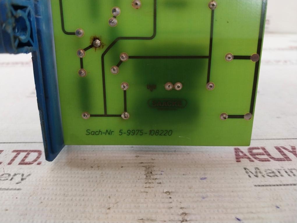 Saacke 5-9975-108220 Printed Circuit Board