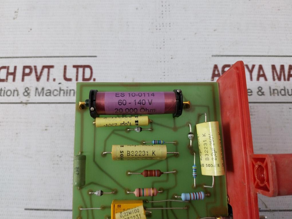Saacke 5-9975-134247 Printed Circuit Board Es 10-0114 60-140V 20 000 Ohm