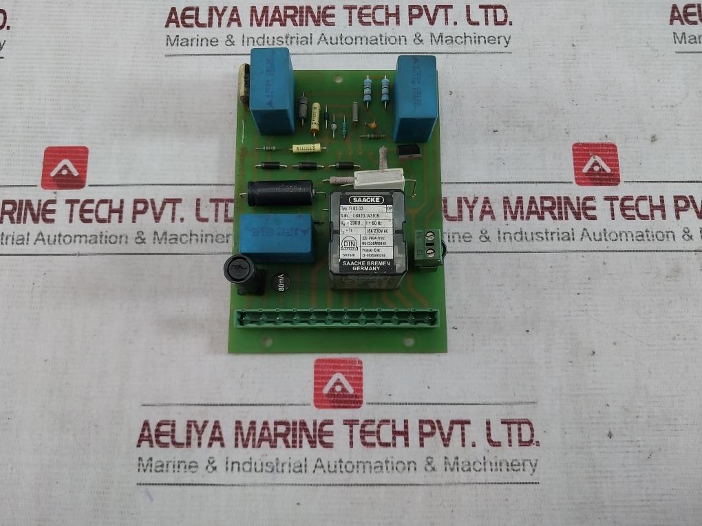 Saacke 5-9975-142841 Flame And Detector Sensor Pcb Card 5F010/97