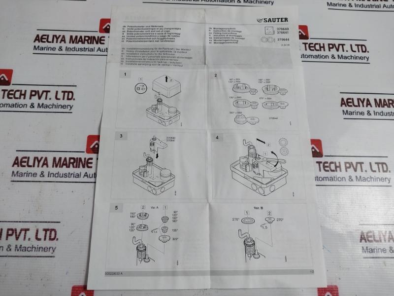 Saacke 7-6965-512965 Sauter Electric Servomotor Hd60 D2 30nm 230v Ac 50-60hz