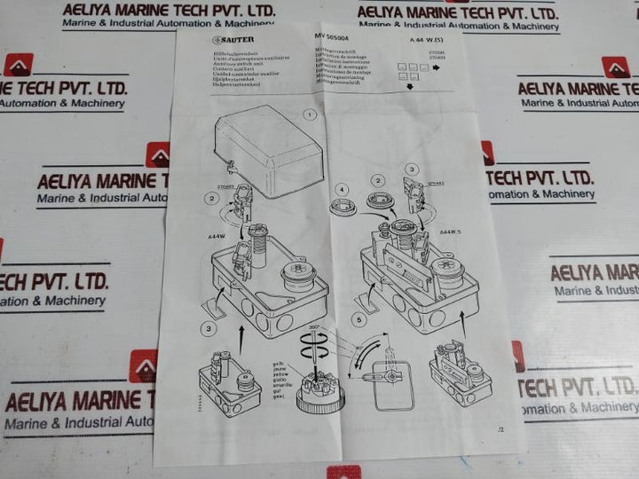 Saacke 7-6965-512965 Sauter Electric Servomotor Hd60 D2 30nm 230v Ac 50-60hz