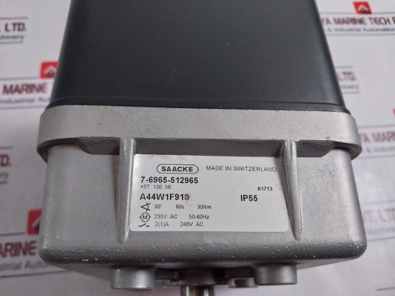 Saacke 7-6965-512965 Sauter Electric Servomotor Hd60 D2 30nm 230v Ac 50-60hz