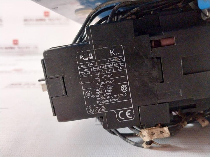 Saacke Bac 2000 Burner Control Unit 50/60Hz 10A 600V 4109101