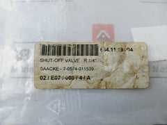 SAACKE DN3-PN125 Needle Shut-Off Valve G1/4" 7-0574-011539