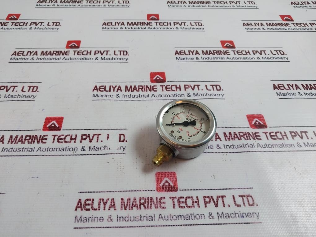 Saacke En837-1 Pressure Gauge 4131358030 0-25 Bar/0-2.5 Mpa