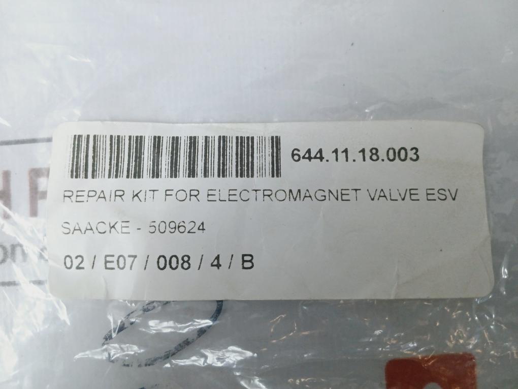 Saacke Esv 12/16/25 Repair Kit For Electromagnetic Valve