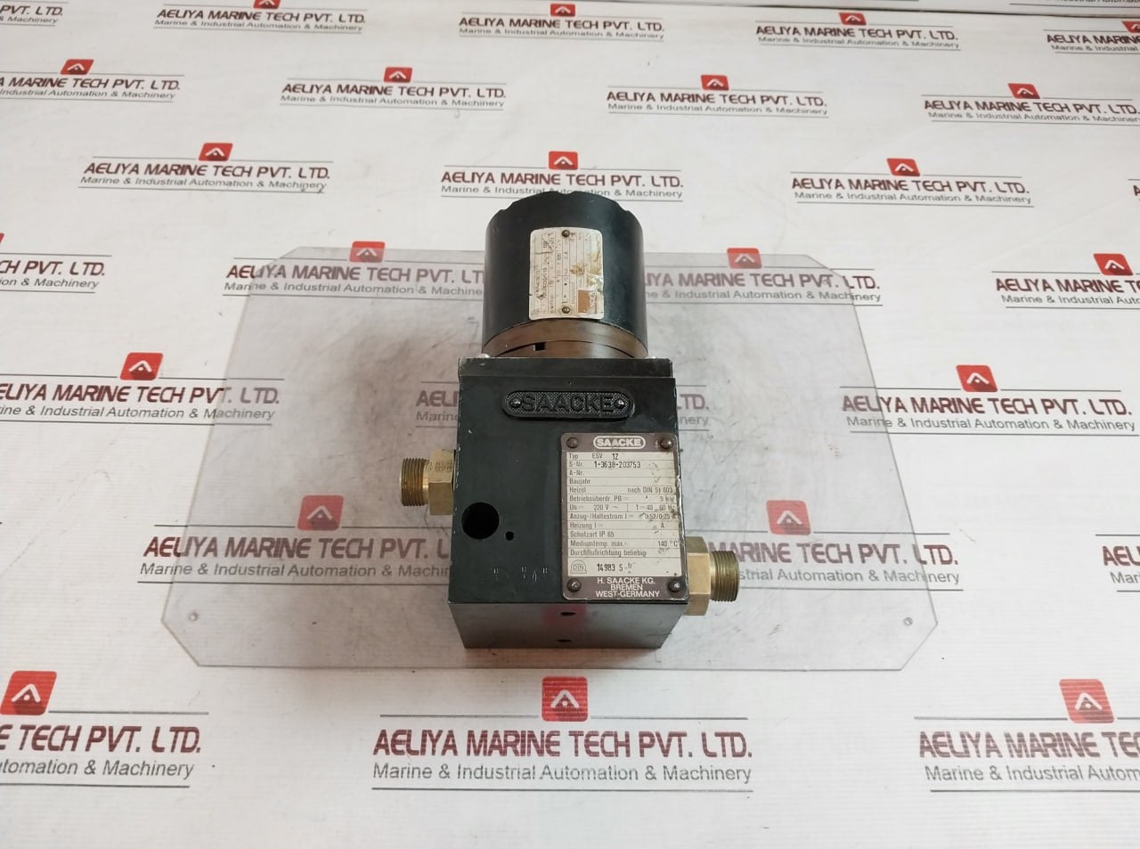 Saacke Esv 12 Electro Magnetic Valve 41 01409E02 220 40/60Hz 5 Bar