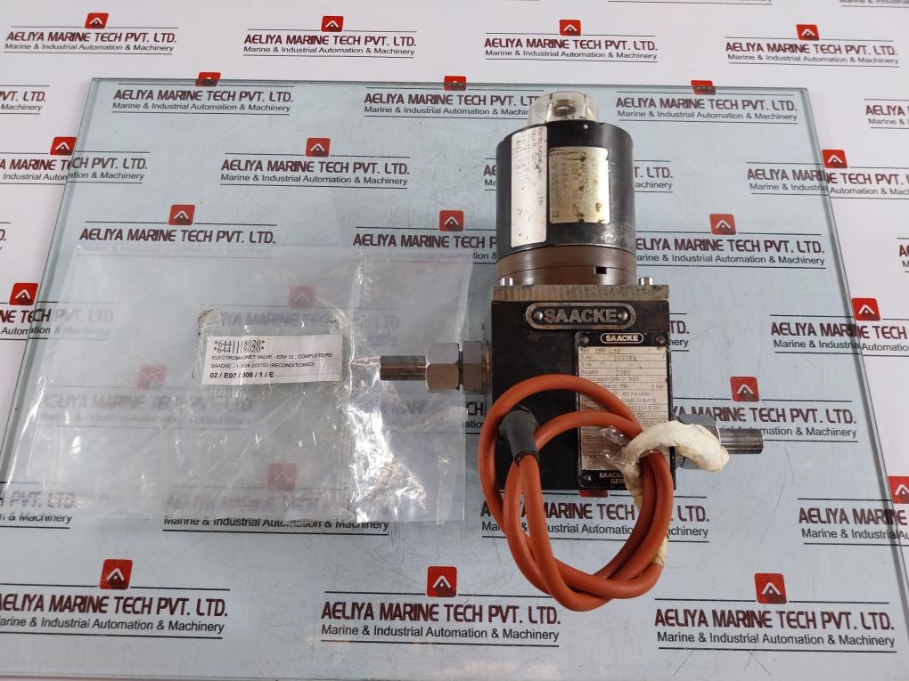 Saacke Esv 12 Electromagnet Valve, 6441118020, 230V, 5 Bar, Ip65