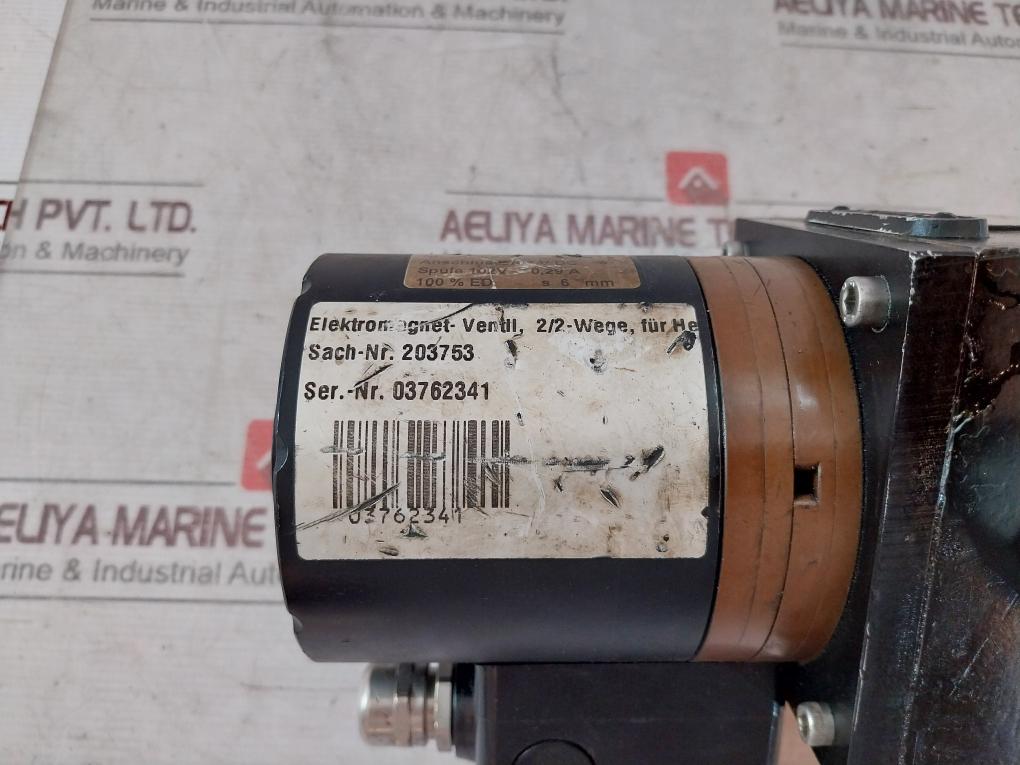 Saacke Esv 12 Electromagnetic Valve 230V 40-60Hz 5Bar 98Vdc Ip65