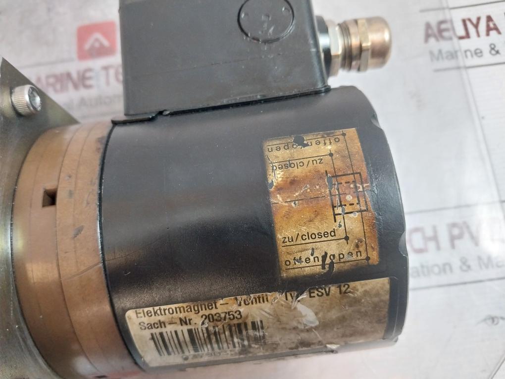 Saacke Esv 12 Pressure Range Electromagnetic Magnetic Valve 102Vdc