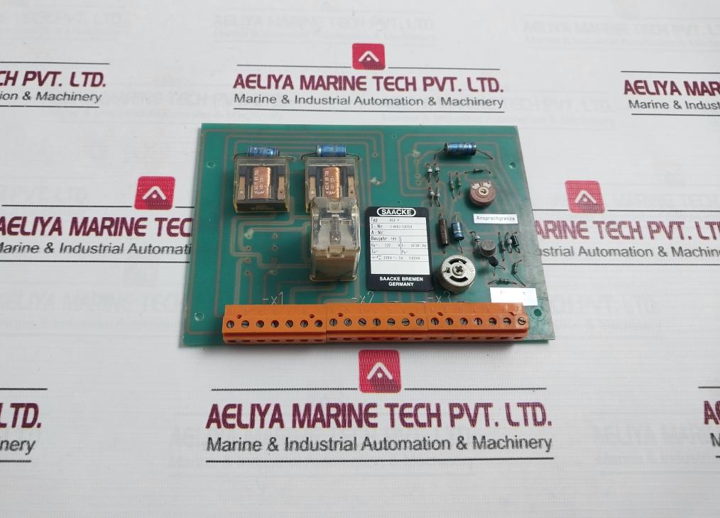 Saacke Rse-p Printed Circuit Board 50/60Hz 220V