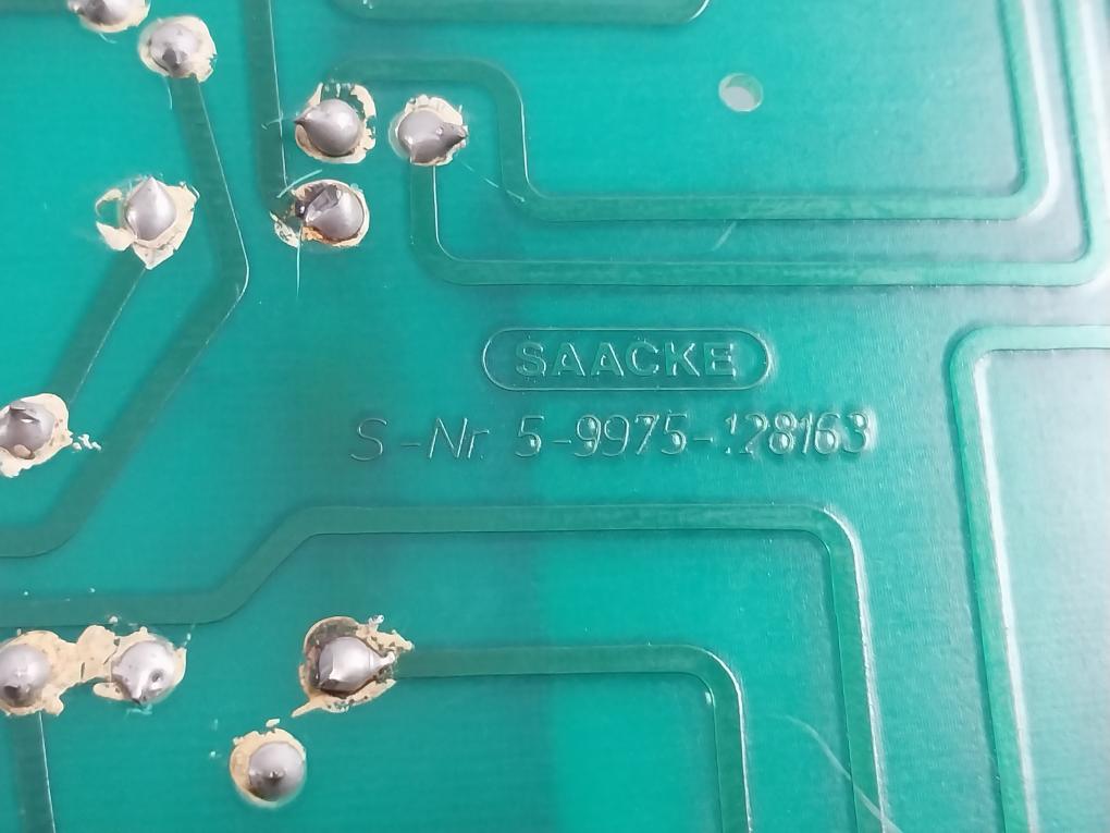 Saacke Rse-p Printed Circuit Board 50/60Hz 220V