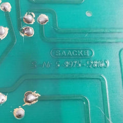 Saacke Rse-p Printed Circuit Board 50/60Hz 220V