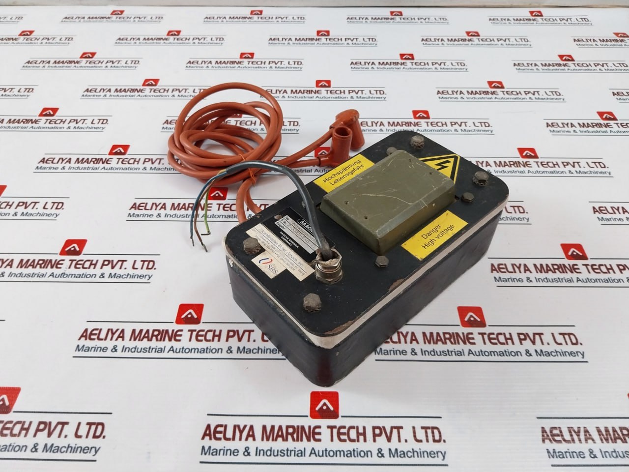 Saacke Ignition Voltage Transformer With Cable