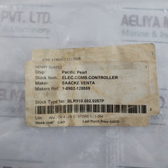 Saacke Rse-p Ii Burner Controller 90-264 Vac 50-60Hz +24Vdc Max. 0.1A