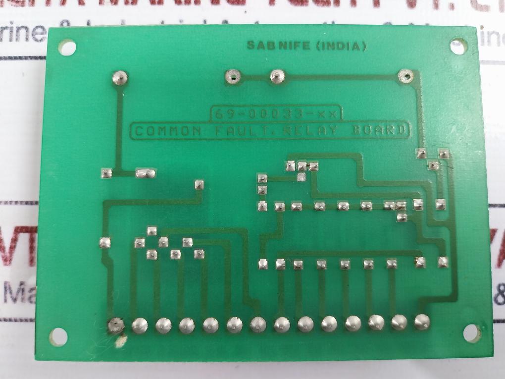 Sabnife 69-00033-xx Common Fault Relay Board