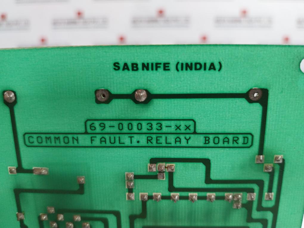 Sabnife 69-00033-xx Common Fault Relay Board