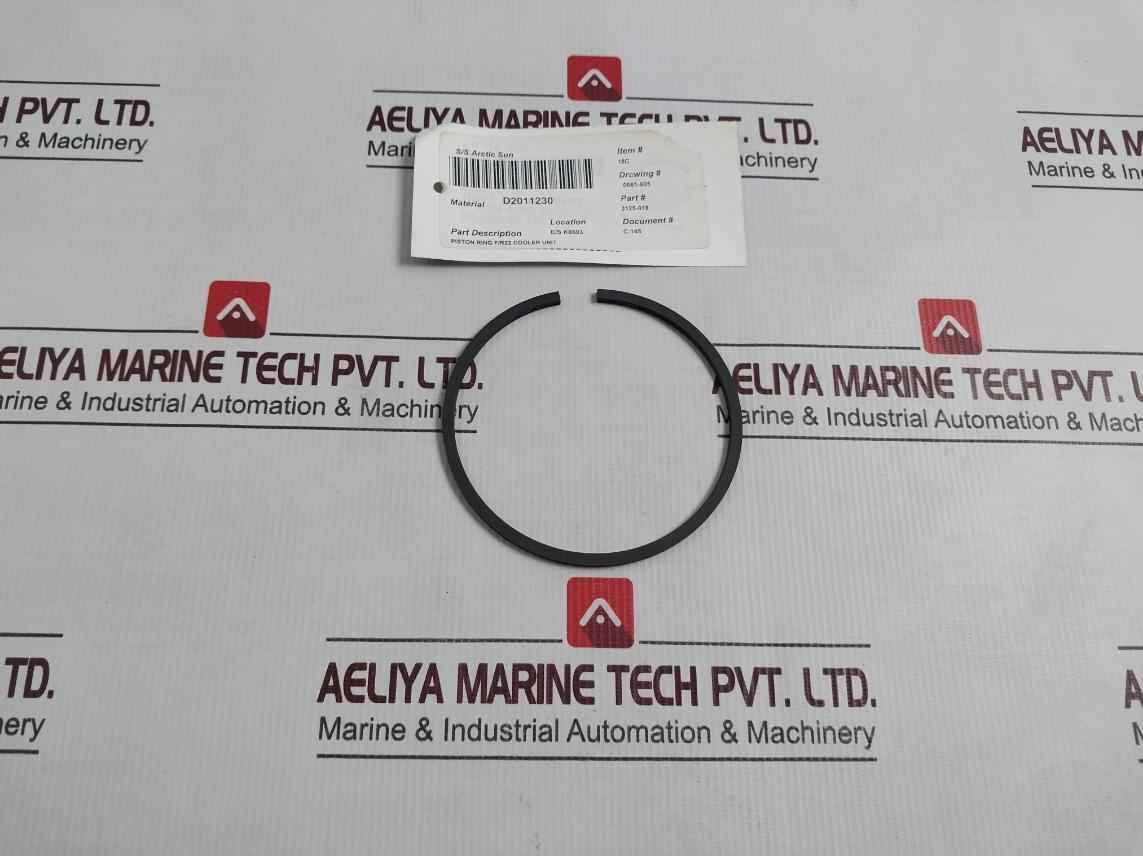 Sabroe 3125-018 Piston Ring F/r22 Cooler Unit D2011230