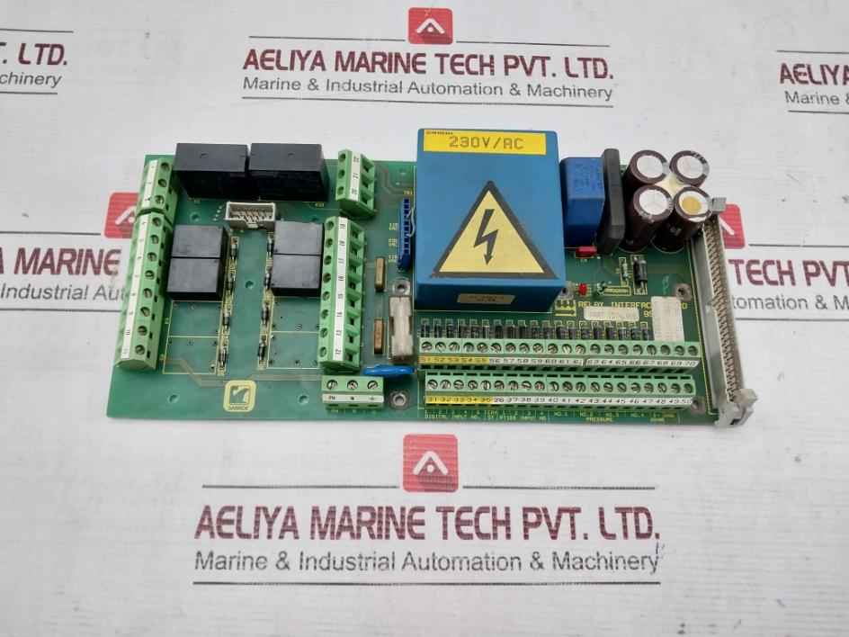 Sabroe Sag.3367 Relay Interface Board 890517, 1574.008 230V/Ac 94V-0
