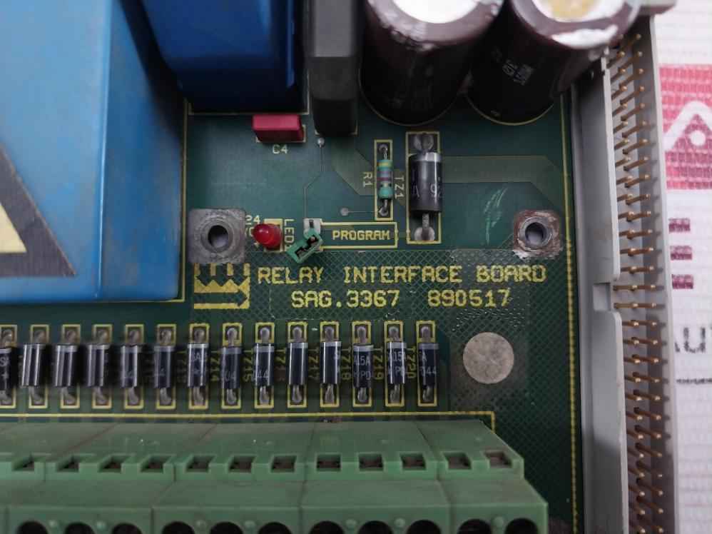 Sabroe Sag.3367 Relay Interface Board 890517, 1574.008 230V/Ac 94V-0