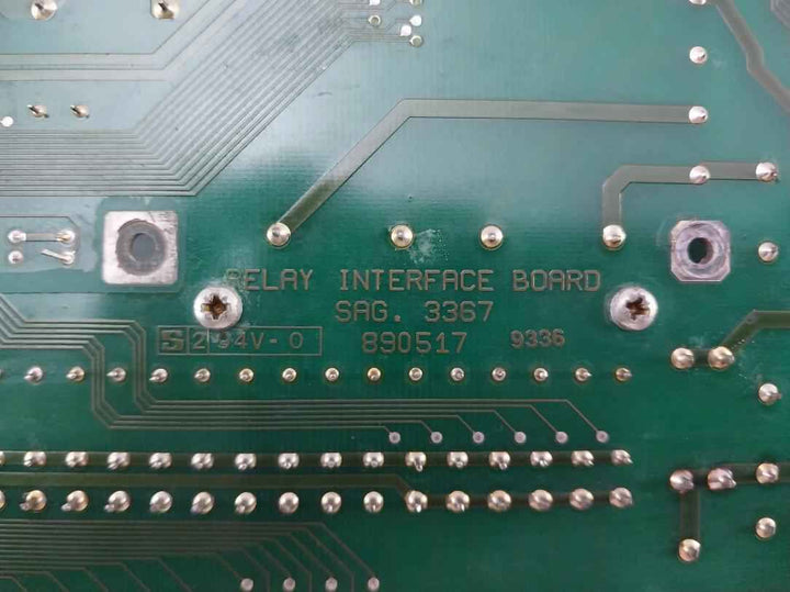 Sabroe Sag.3367 Relay Interface Board 890517, 1574.008 230V/Ac 94V-0