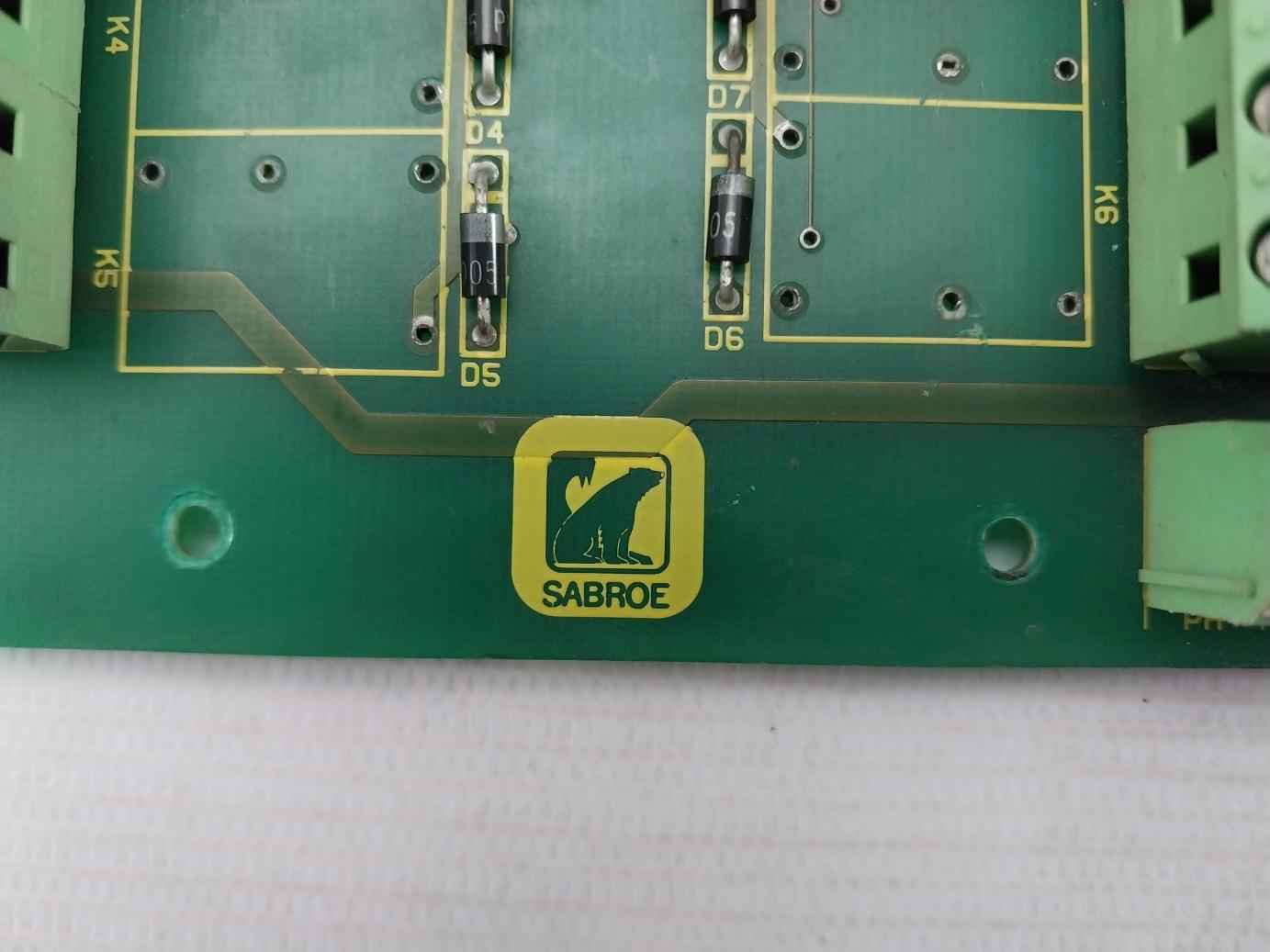 Sabroe Sag.3367 Relay Interface Board 890517, 1574.008 230V/Ac 94V-0