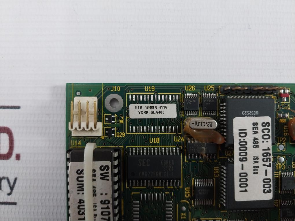 Sabroe Sea 485 Dia1656.001 Printed Circuit Board Rev.B Isa Bus