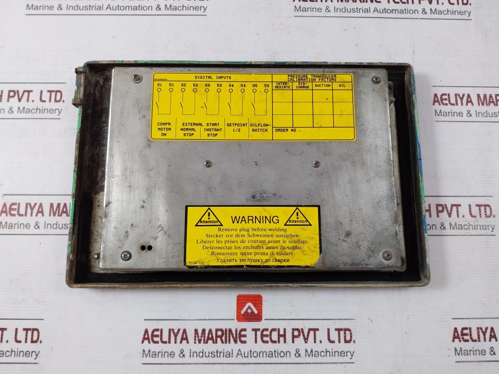 Sabroe Unisab S-control Compressor Control Panel