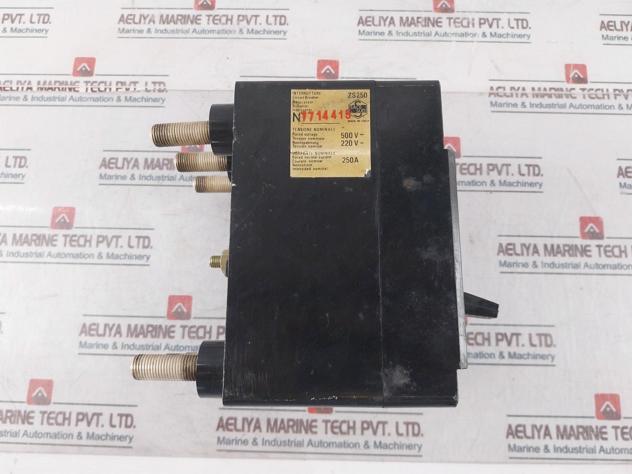 Sace Sud Zs250 Circuit Breaker 250A