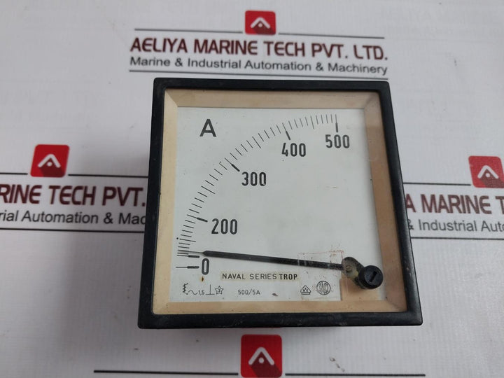 Saci 0-500 Naval Series Trop A Ammeter 500/5A