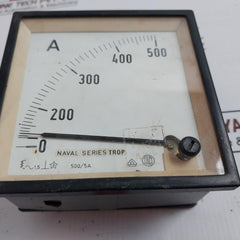 Saci 0-500 Naval Series Trop A Ammeter 500/5A