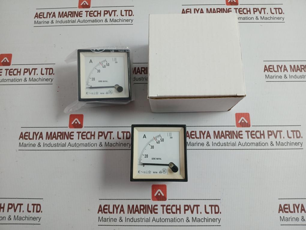 Analog Panel Ammeter 0-50/250 A Saci
