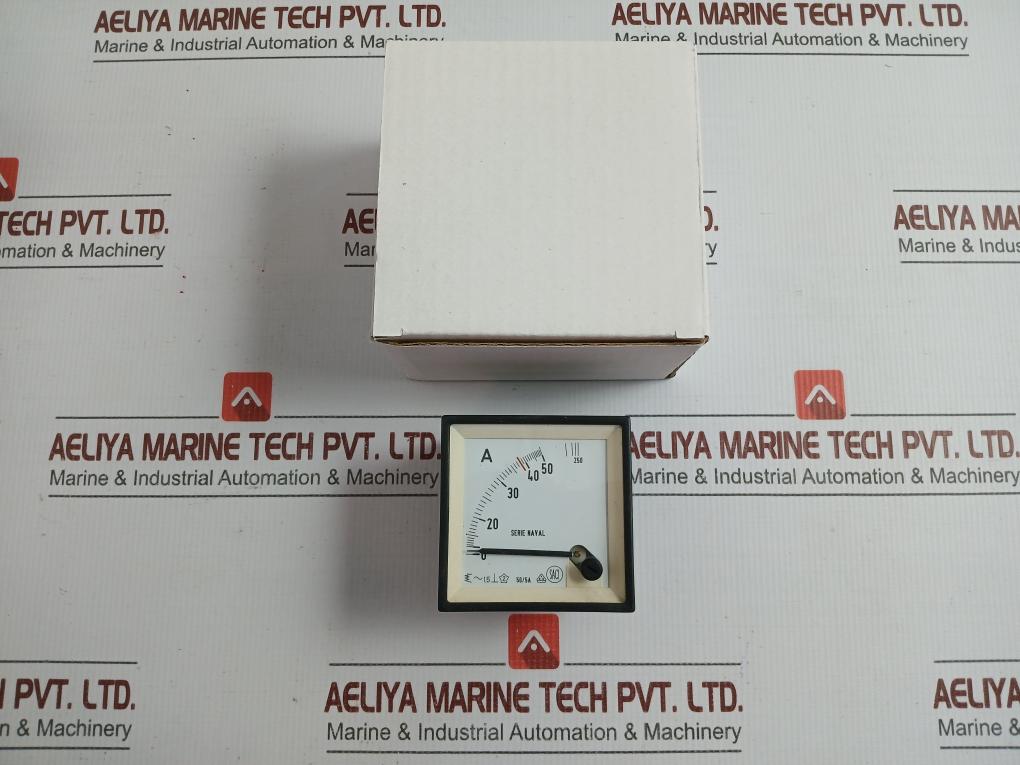 Analog Panel Ammeter 0-50/250 A Saci