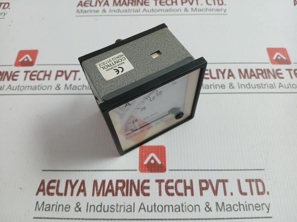 Analog Panel Ammeter 0-50/250 A Saci