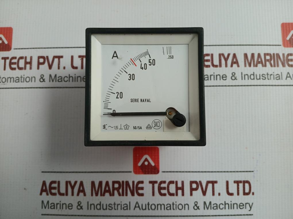 Saci 0-50/250 A Analog Panel Ammeter