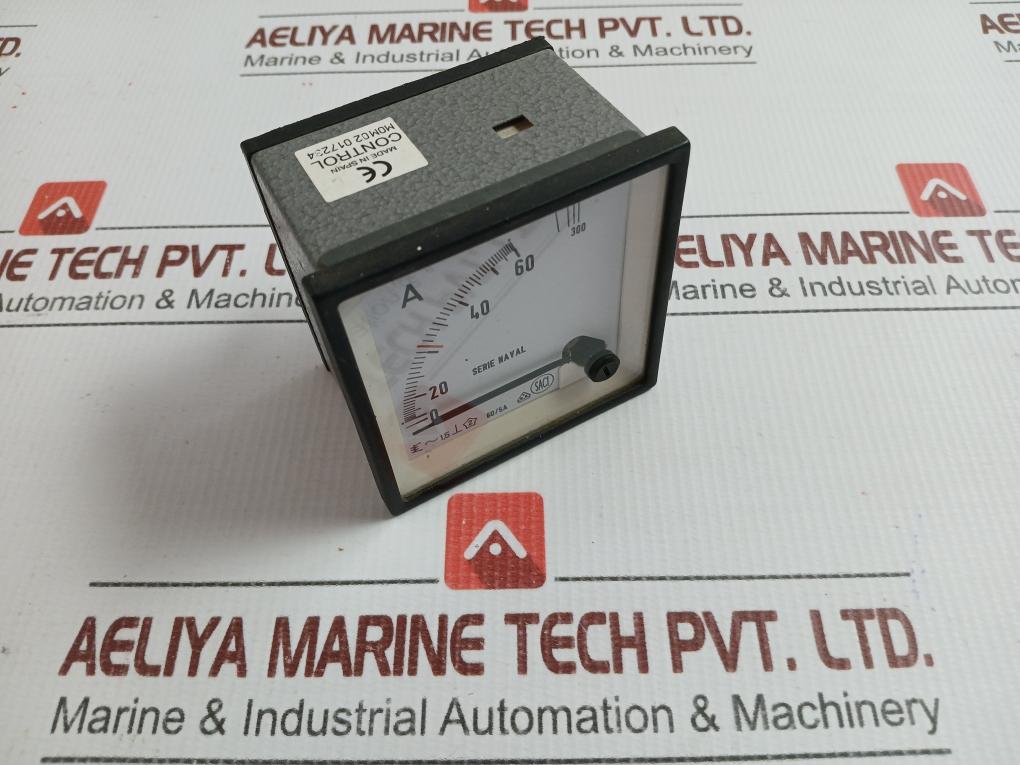 Saci 0-60/300A Analog Panel Ammeter